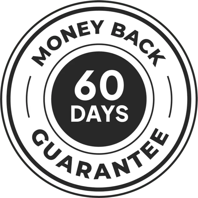 menovelle 60 Days Money Back Guarantee Badge